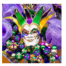 Wataya | 12 2.3 Inch Mardi Gras Ball Ornaments | Mardi's Unbreakable Hanging Ornaments