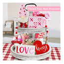 Valentine's Day Decoration | Valentine's Day Decoration | XO Love Hugs Wooden Signs | Cute BE Mine Gnomes Plush Toy