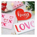 Valentine's Day Decoration | Valentine's Day Decoration | XO Love Hugs Wooden Signs | Cute BE Mine Gnomes Plush Toy