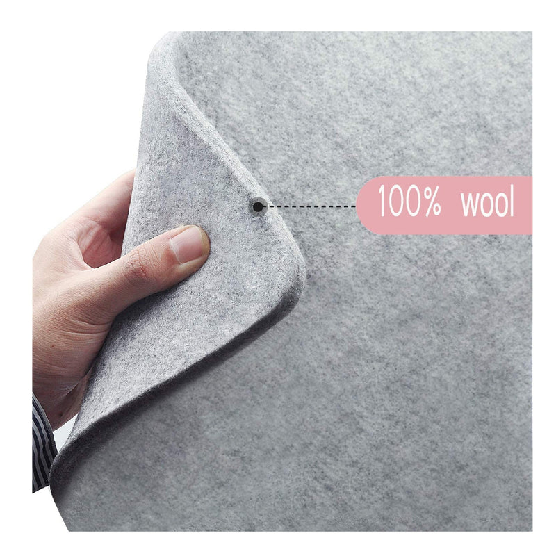 17" x 13.5" Wool Ironing Pad For Quilters | Wool Pressing Mat | Portable And Quilting