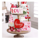 Valentine's Day Decoration | Valentine's Day Decoration | XO Love Hugs Wooden Signs | Cute BE Mine Gnomes Plush Toy