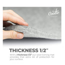 17" x 24" Wool Pressing Mat For Quilting With Iron Holder | 100% New Zealand Wool Ironing Pad