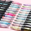 24 Colors Double Line Outline Pens | Self-Outline Metallic Markers Glitter Writing Drawing Pens