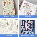 24 Colors Double Line Outline Pens | Self-Outline Metallic Markers Glitter Writing Drawing Pens