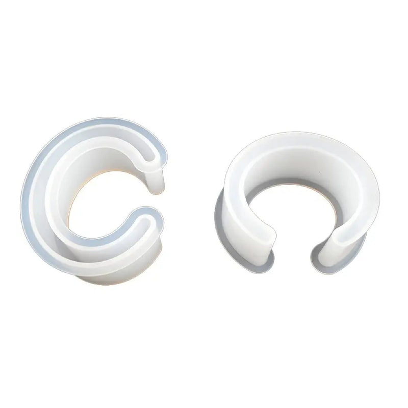 1 C-shaped Bracelet Mold | Crystal Drop Glue Mold