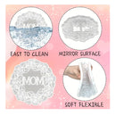 Resin Mold For Rose Coasters | Mom Coaster Silicone Molds For Epoxy Resin