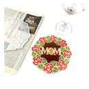 Resin Mold For Rose Coasters | Mom Coaster Silicone Molds For Epoxy Resin