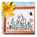 8 Wildflower Stencils To Paint On Wood | Cherry Blossom Vine Templates
