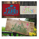 8 Wildflower Stencils To Paint On Wood | Cherry Blossom Vine Templates