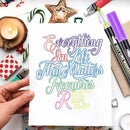 8/12/24 Colors Outline Markers Self | Double Line Self-Outline Metallic Pens