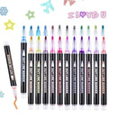 8/12/24 Colors Outline Markers Self | Double Line Self-Outline Metallic Pens