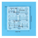 1 Piece Crystal Drip Mold | Dog Bone Pendant Keychain Mold