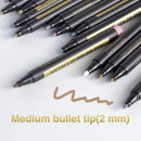 20 Colors Thick Metallic Markers