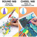 Liquid Chalk Markers | Emooqi 12 Pack Dry Erase Marker Pens For Chalkboards Signs | Car Windows | Blackboards | Glass | Bistro