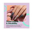 Dip Powder Nail Kit Starter | Dipping Powder for French Nails No Lamp Needed | Colors Nude Gray Pink 8