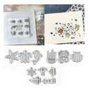 Ocean Animal Sailing Vehicle Cutting Die Set