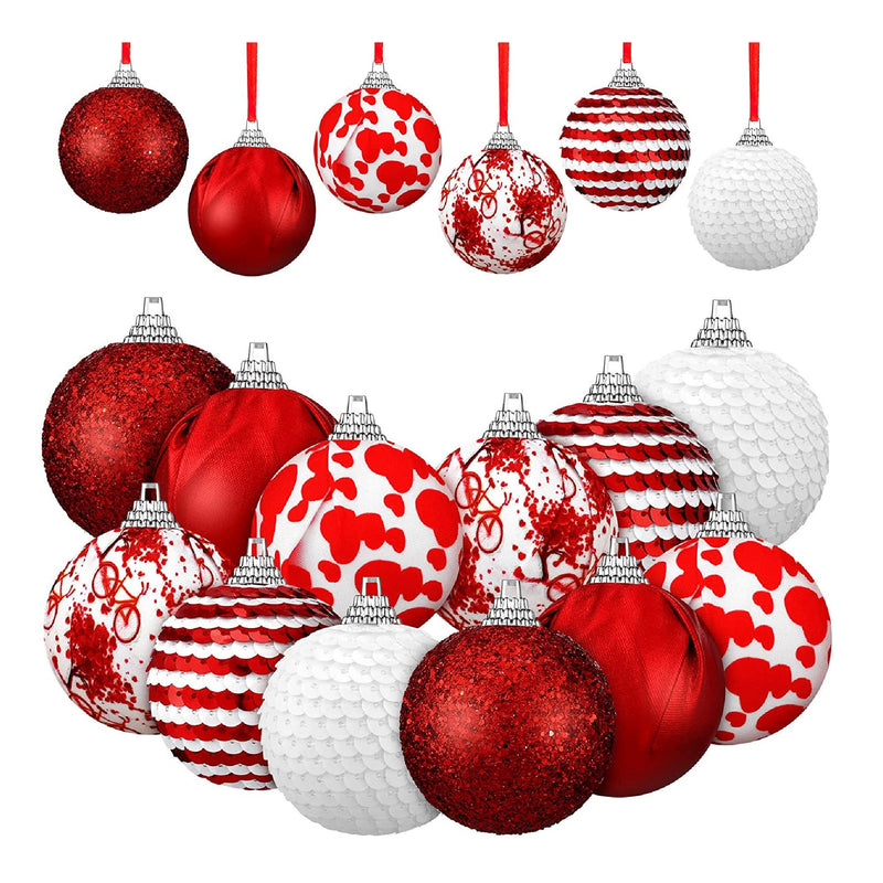 16 Pieces Valentine's Day Tree Toppers | Hanging Tree Ornaments | Valentine's Day Decoration