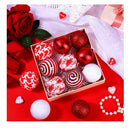 16 Pieces Valentine's Day Tree Toppers | Hanging Tree Ornaments | Valentine's Day Decoration