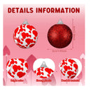 16 Pieces Valentine's Day Tree Toppers | Hanging Tree Ornaments | Valentine's Day Decoration