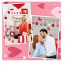 16 Pieces Valentine's Day Tree Toppers | Hanging Tree Ornaments | Valentine's Day Decoration