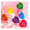 6 Heart Shaped Valentine's Day Wooden Signs | Home Decoration | Heart Shaped Conversation Posters | Heart Tiered Tray Decoration