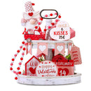 10 Piece Farmhouse Tiered Tray Decor | Mini Wooden Signs | Decoration For Valentine's Day