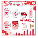 10 Piece Farmhouse Tiered Tray Decor | Mini Wooden Signs | Decoration For Valentine's Day