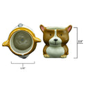 Matty's Garden Animal | Set of 6 Ceramic Succulent Planters | 2.5 Inch Small Cactus Pots With Drainage Hole