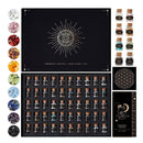 Crystals And Healing Stones | A Set Of 50 Chakra Stones Wishing Bottles