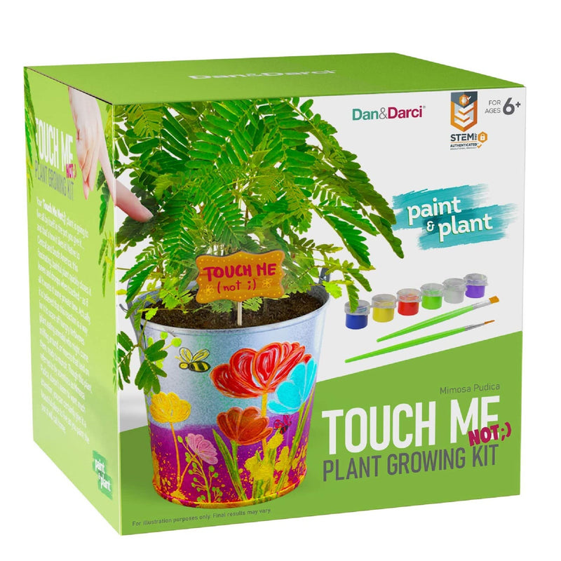 Touch-Me-Not Gardening Kit For Kids | STEM For Kids Ages 6-12 | Arts And Crafts Gifts | Tickle Sensitive Plant Garden