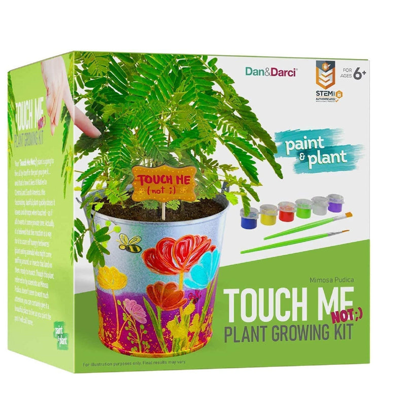 Touch-Me-Not Gardening Kit For Kids | STEM For Kids Ages 6-12 | Arts And Crafts Gifts | Tickle Sensitive Plant Garden