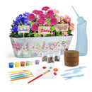 Kids Paint And Plant Flower Growing Kit | 27 Pieces Kids Gardening Plant Kits Arts And Crafts Garden Toy Set