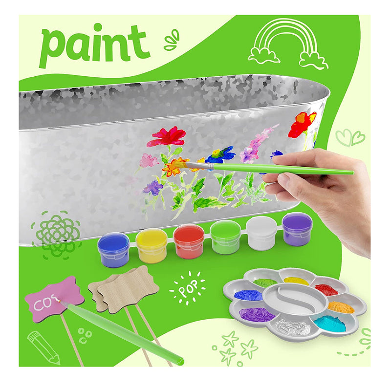 Dan&Darci Paint  | Plant Flower Craft Kit For Kids | Best Birthday Craft Gift For Girls And Boys Ages 5 6 7 8-12