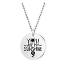 Creative | You ARE MY SUN | Stainless Steel Tag Pendant Keychain
