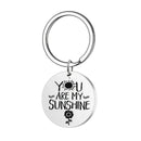Creative | You ARE MY SUN | Stainless Steel Tag Pendant Keychain