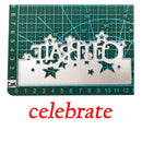Celebration Background Cutting Dies For Scrapbooking
