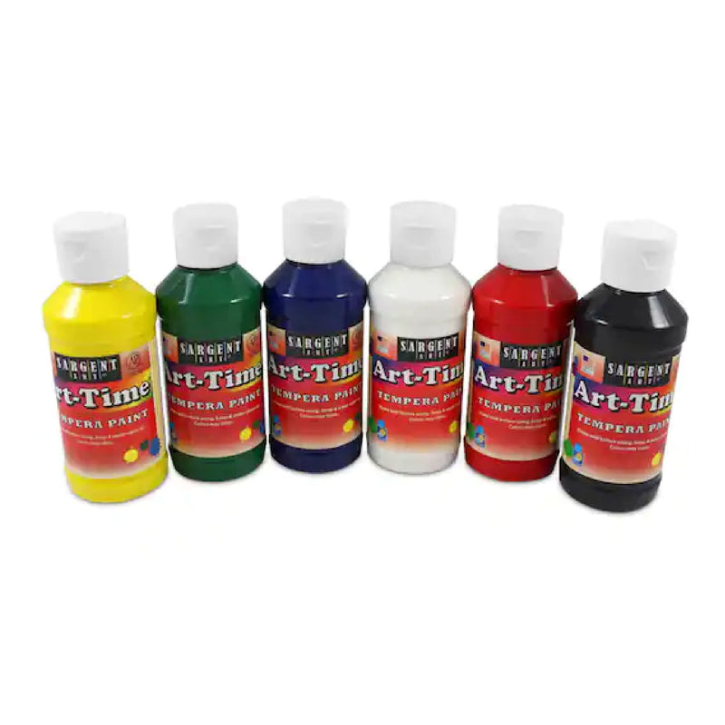 Primary Colors Tempera Paint Set 6