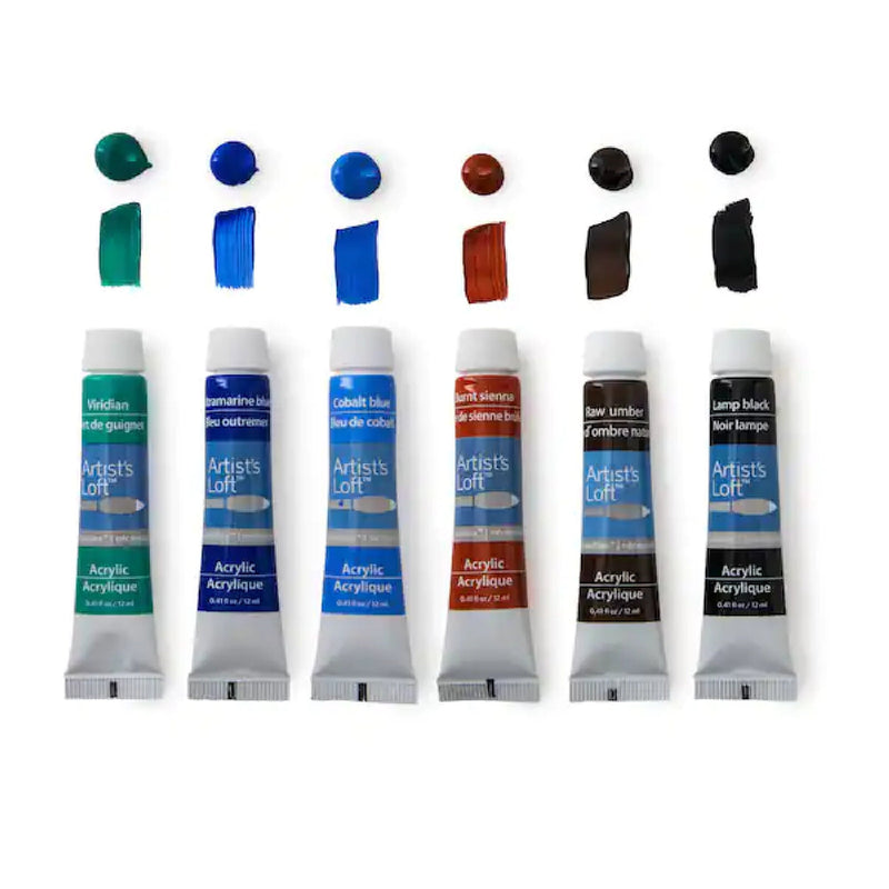 12 Colors Acrylic Paints