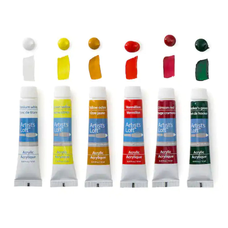 12 Colors Acrylic Paints