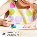 12pcs Painting Brushes For Kids | Washable Painting Sponge Brush For Toddlers Kids | For Early Learning DIY Toys Crafts Gifts