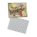 1 Unit Rectangular Edge Coin Background Die Cut | Die Cutting Stencils For Metal Scrapbooking