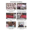 1 Unit Rectangular Edge Coin Background Die Cut | Die Cutting Stencils For Metal Scrapbooking