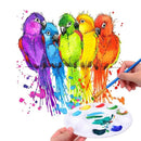 4pcs Round Colors Tray | Palles | Kids Can Place Cupcake & Paint Artwork | For Painting And Handcraft