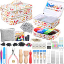 Needle Felting Starter Kit with Storage Bag | 385 Pcs Complete Needle Felting Tools and Supplies, Wool Felting Kit with Wool Felt Tools