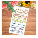 Hollow Painting Stencil With Decorative Border | 1 Unit | DIY Handmade Drawing Stencils Mold