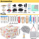 Needle Felting Starter Kit with Storage Bag | 385 Pcs Complete Needle Felting Tools and Supplies, Wool Felting Kit with Wool Felt Tools