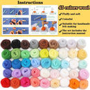 Needle Felting Starter Kit with Storage Bag | 385 Pcs Complete Needle Felting Tools and Supplies, Wool Felting Kit with Wool Felt Tools