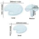 1pc Epoxy Mold Color Palette Silicone Resin Mold For DIY Epoxy Resin Art Painting Board