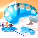 1pc Epoxy Mold Color Palette Silicone Resin Mold For DIY Epoxy Resin Art Painting Board