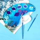 1pc Epoxy Mold Color Palette Silicone Resin Mold For DIY Epoxy Resin Art Painting Board